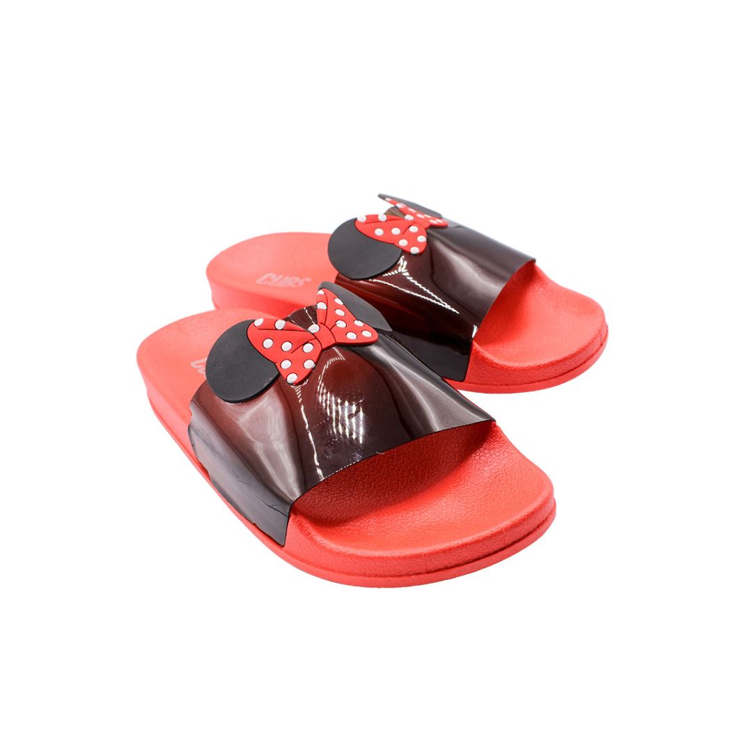 Mini Mouse Red Ribbon Slides