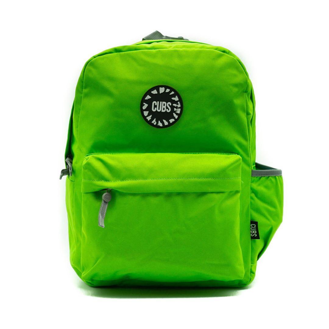 Junior Student Backpack -Neon Green