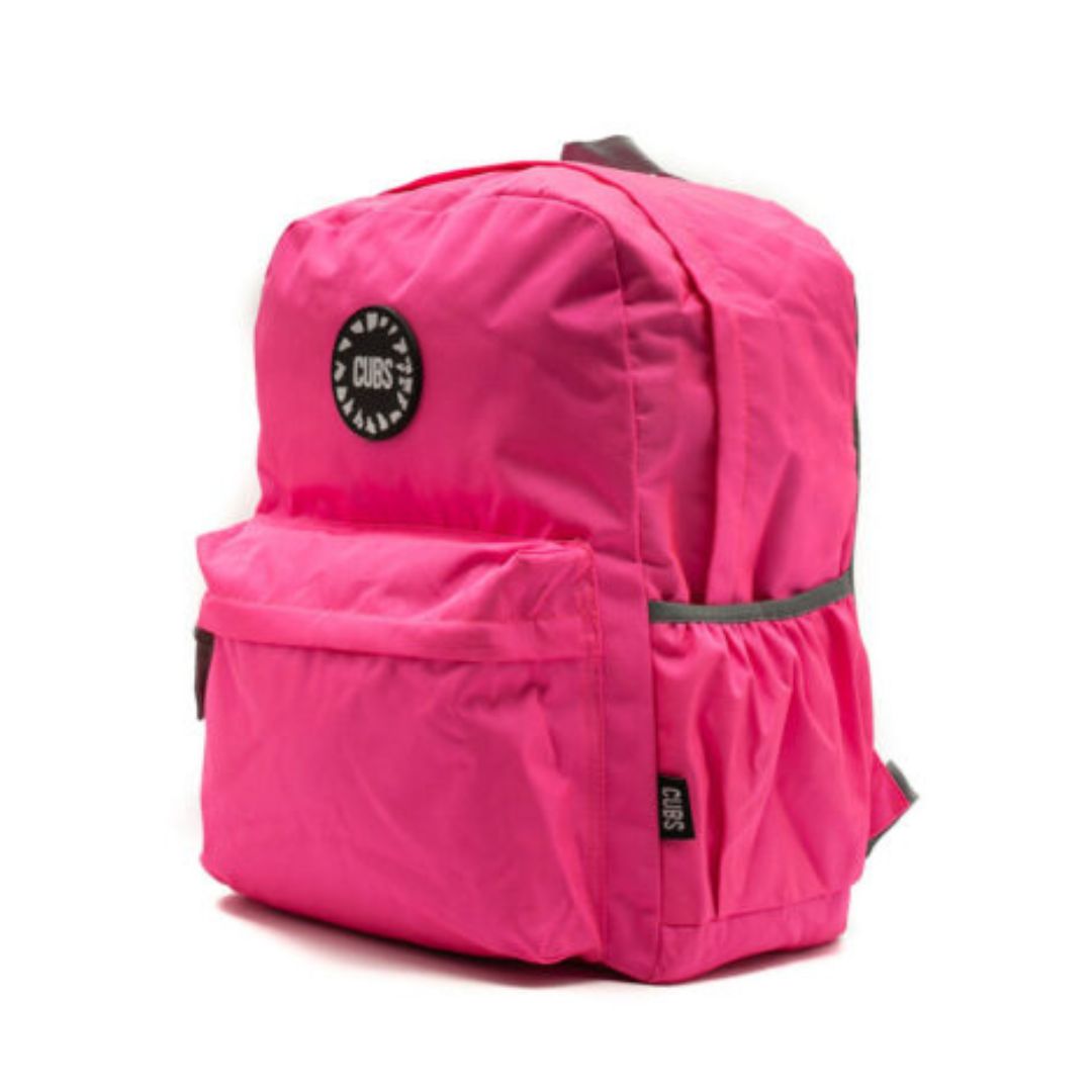 Junior Student Backpack -Neon Pink