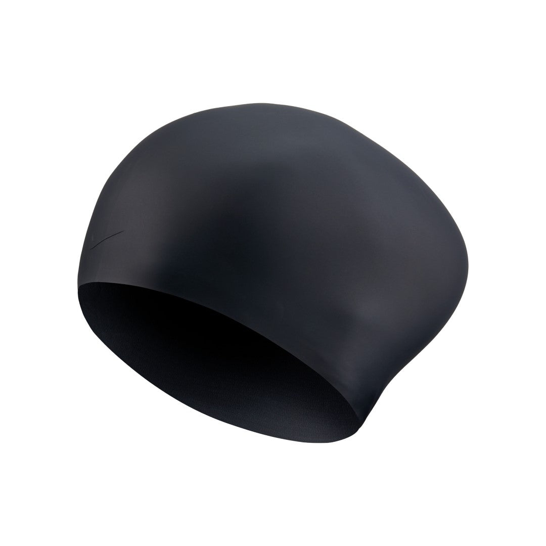 Solid Long Hair Silicone Training Cap