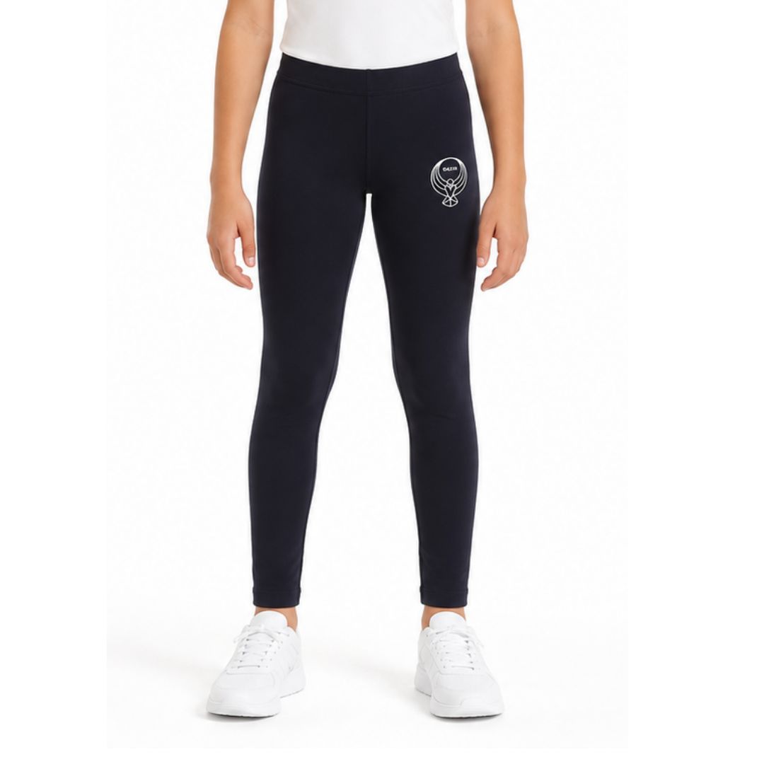 Oasis Girls' Cotton Artistic Gymnastics Leggings
