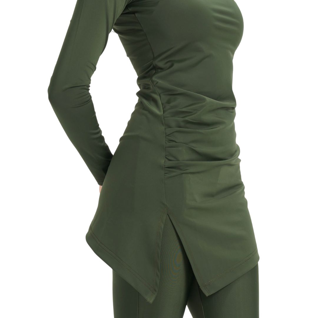 Drape Swim Top