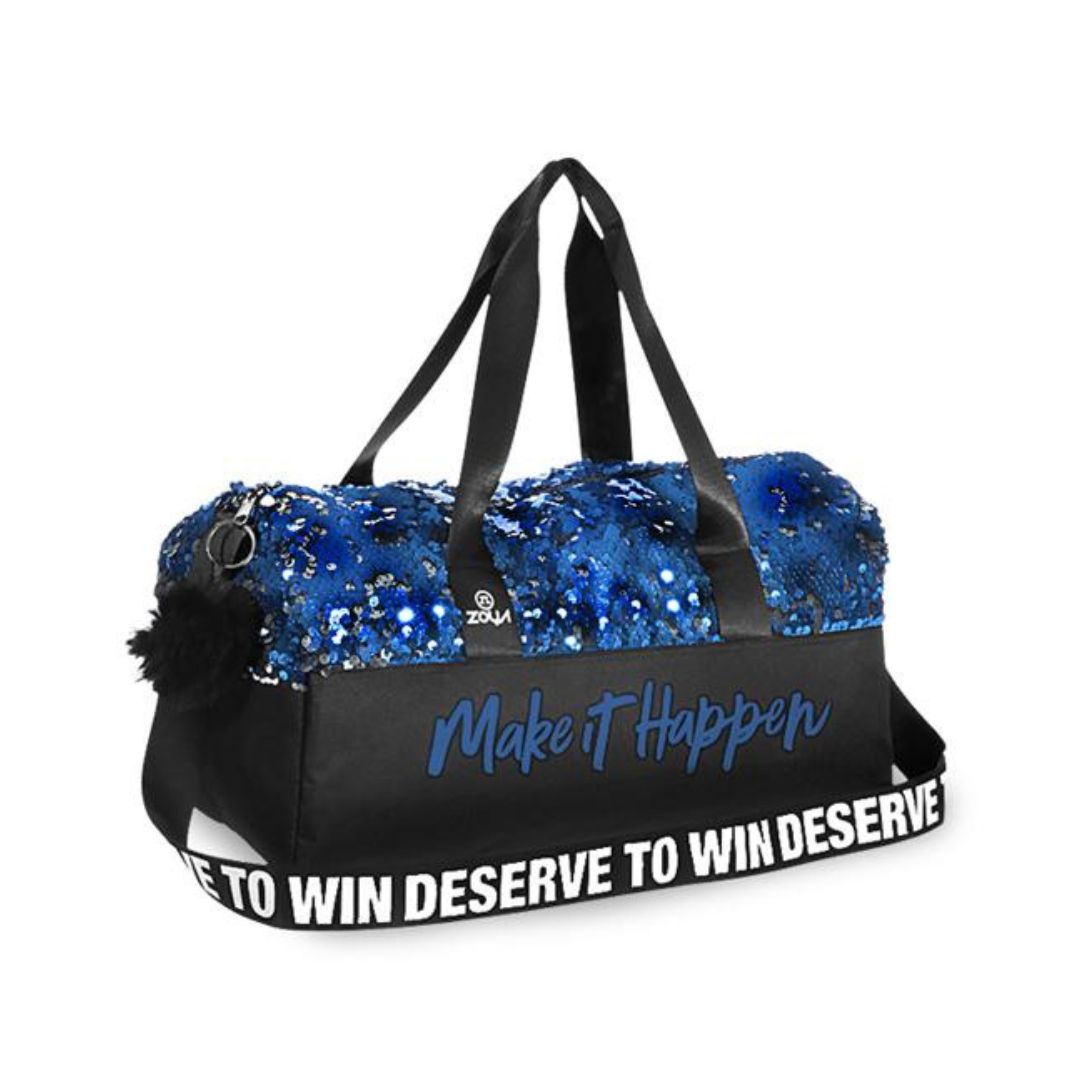 Blue Sparkle Duffle Bag