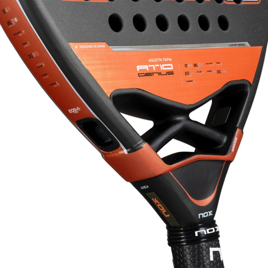 At10 Luxury Genius Attack 12K 2025 By Agustin Tapia Padel Racket