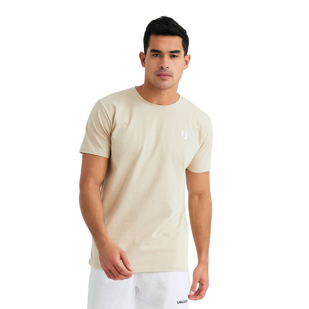 Energy Slim Sand T-Shirt
