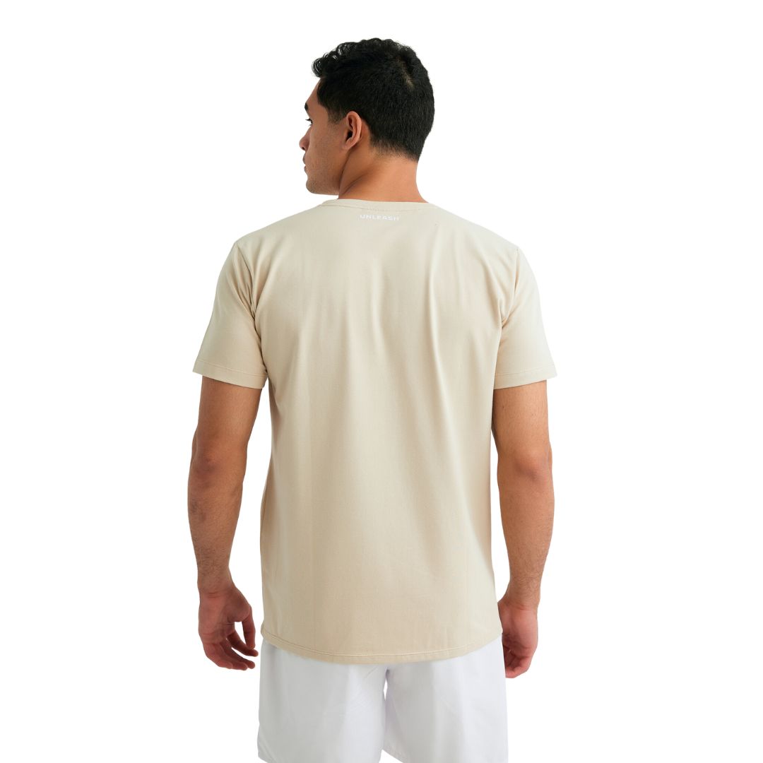 Energy Slim Sand T-Shirt