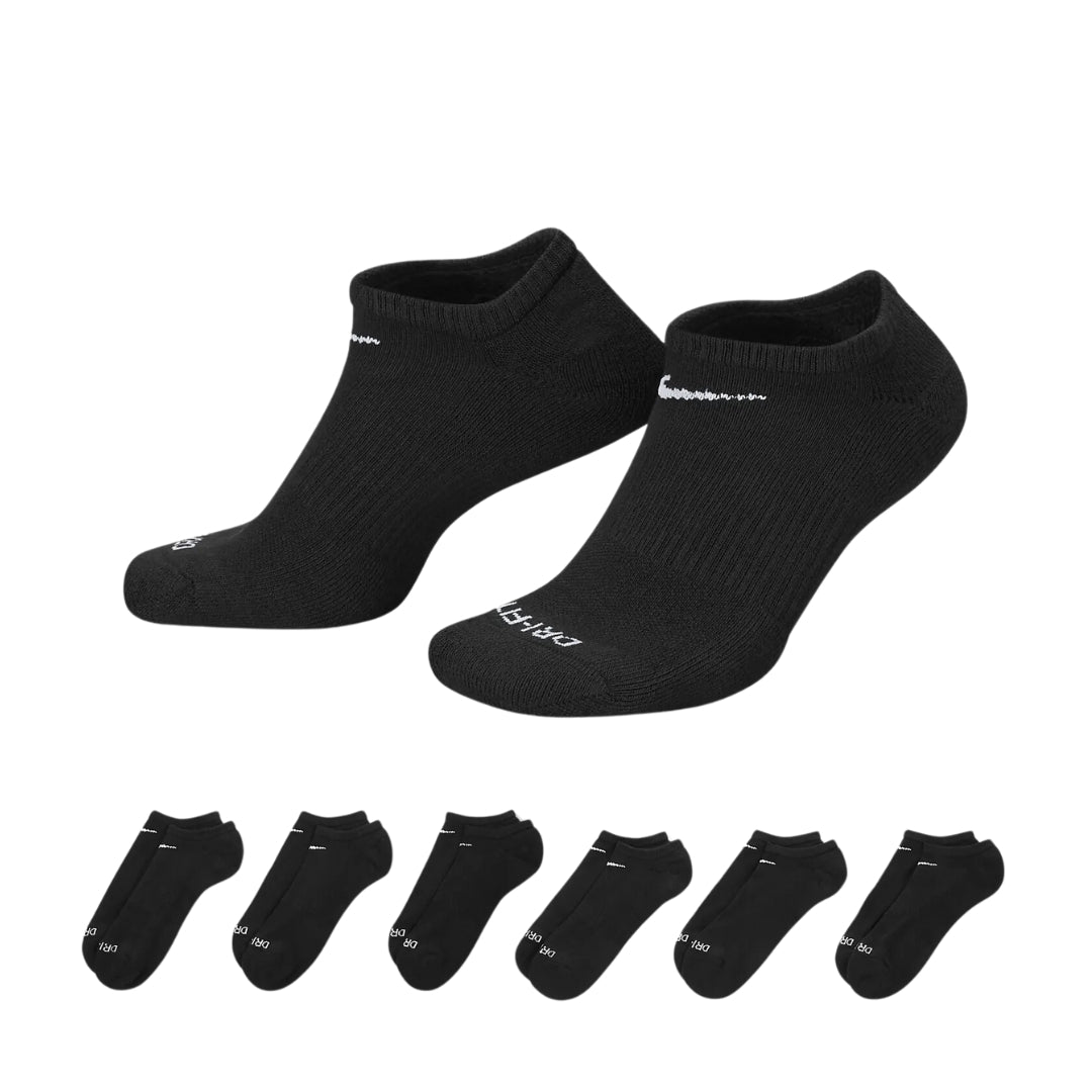 Everyday Plus Cushioned Training No-Show Socks (6 Pairs)