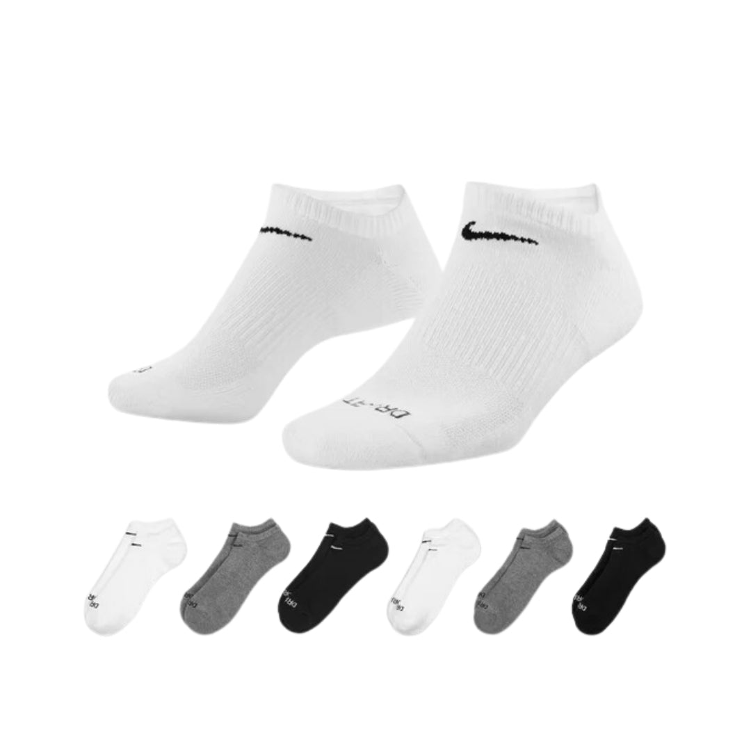 Everyday Plus Cushioned Training No-Show Socks (6 Pairs)