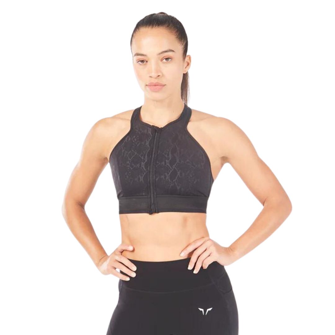 Serpent Zip Up Sports Bra