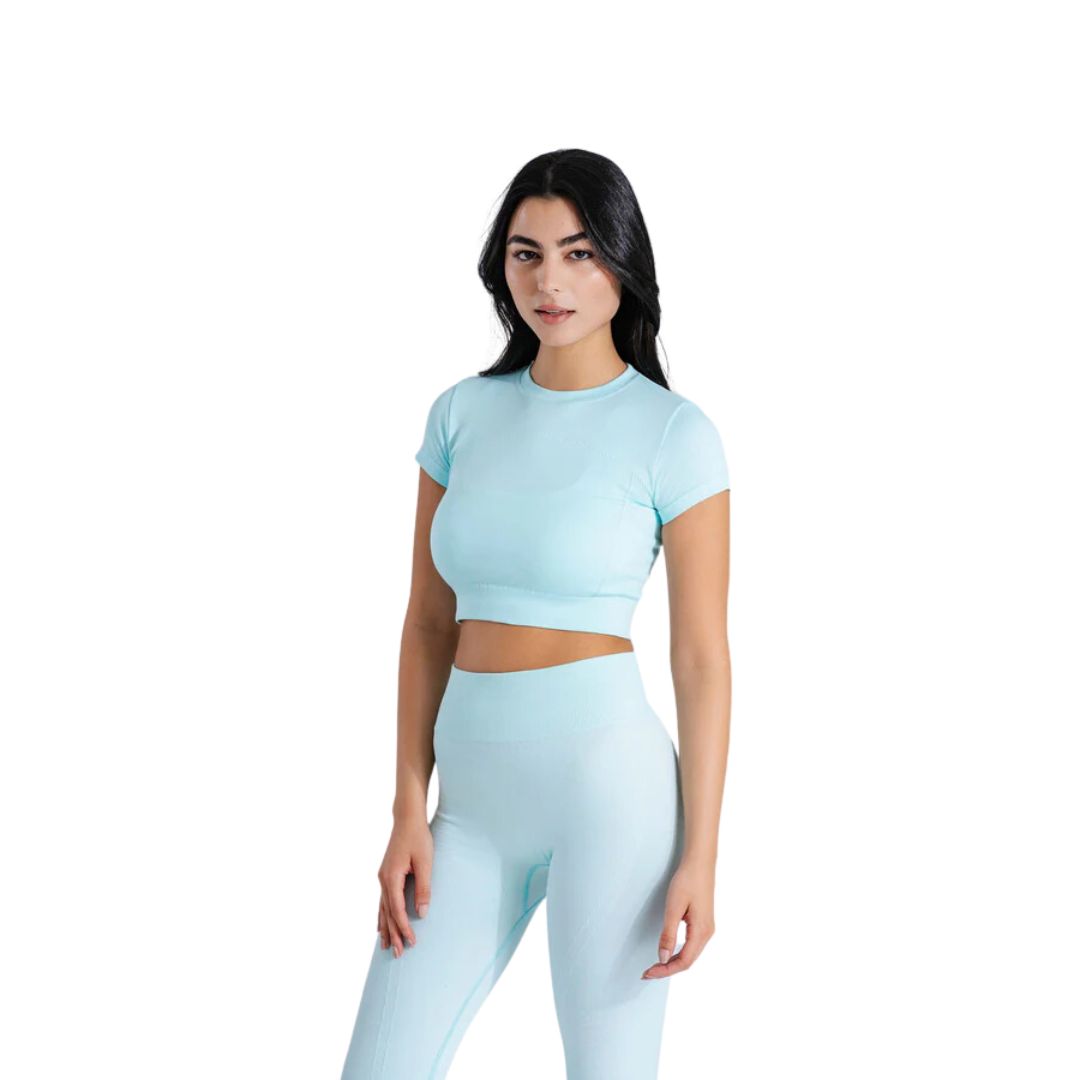 AuraFit Seamless Crop Top