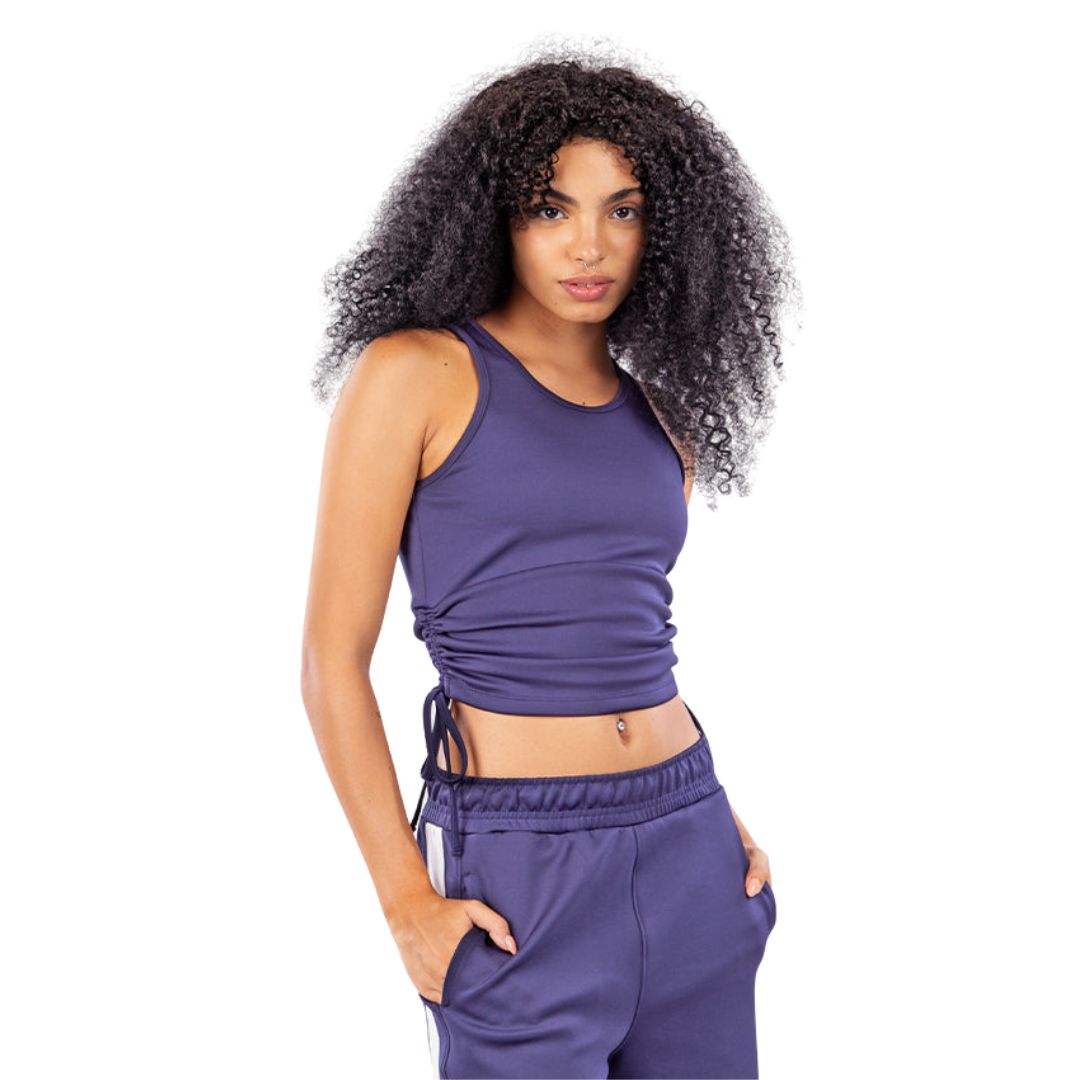 Motion Drawstring Crop Top