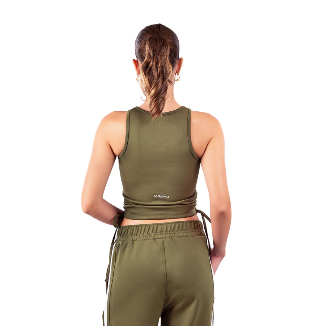 Motion Drawstring Crop Top