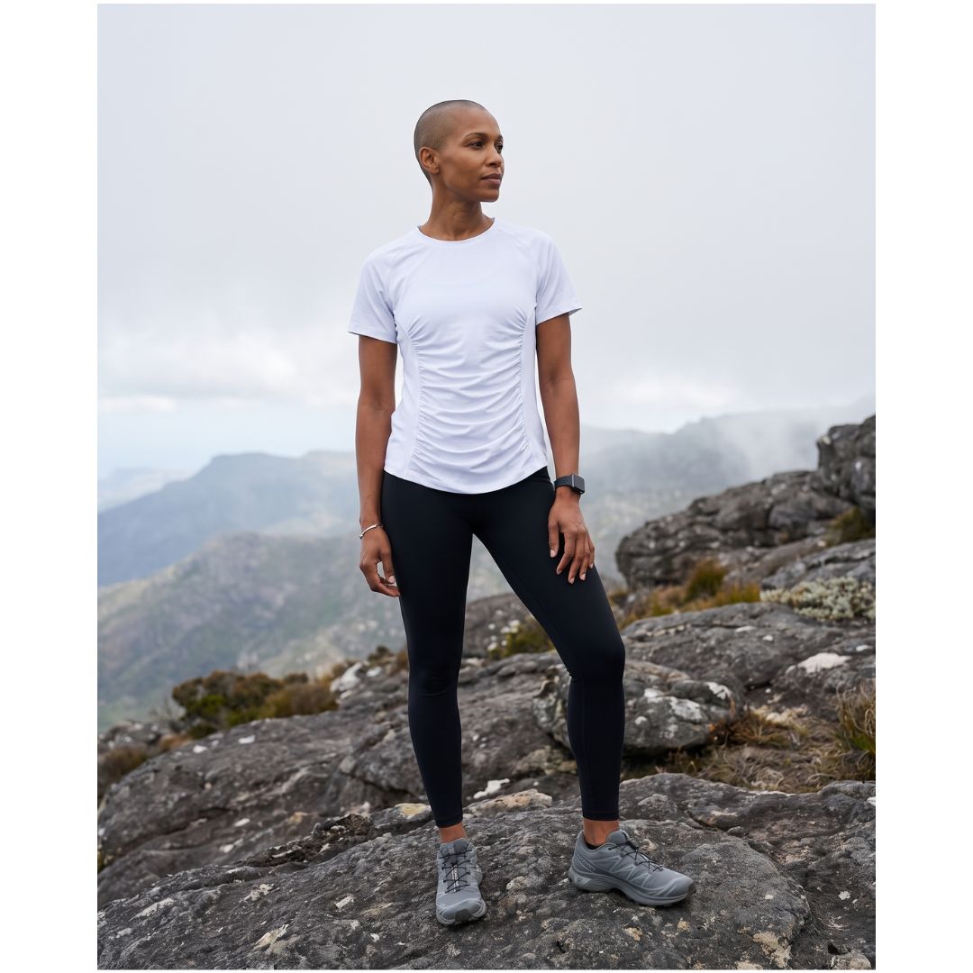 Contour Ruched Training Tee