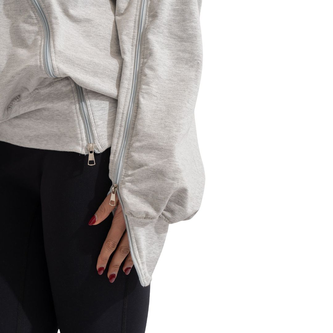 Contour Zip Sweatshirt