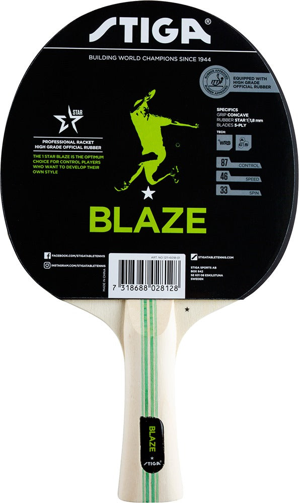 Blaze Table Tennis Bat