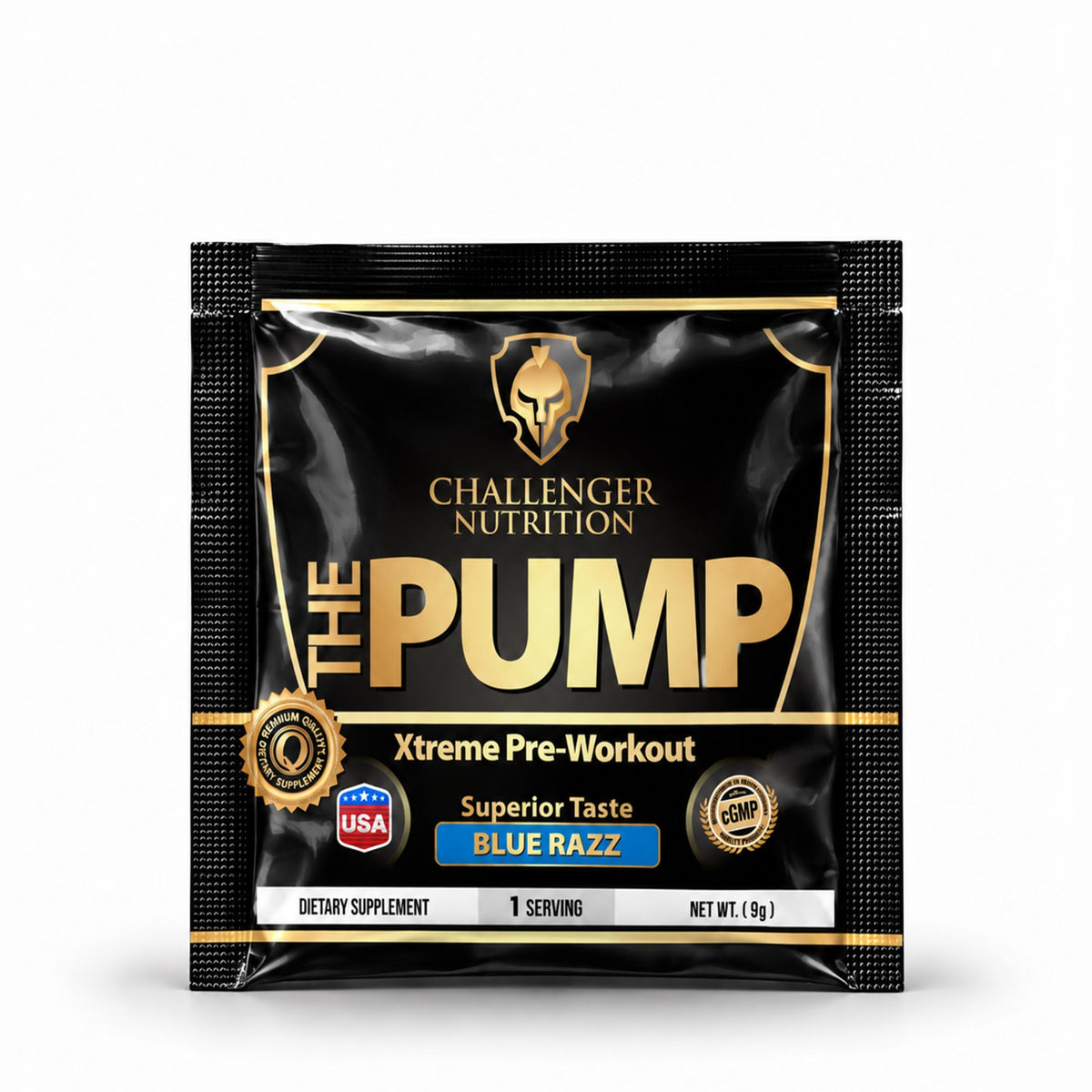 Challenger Nutrition Pump Blue Razz 1Srv