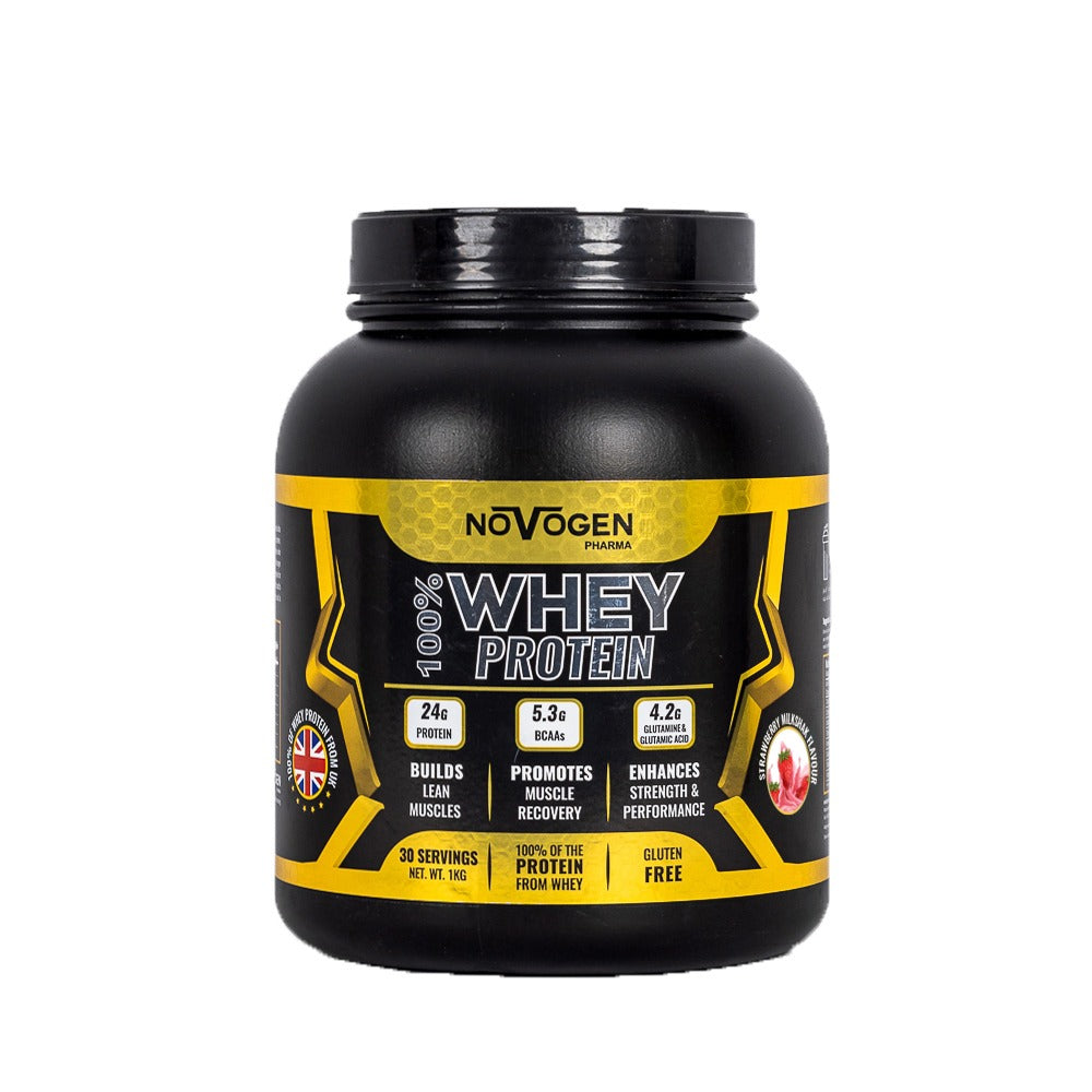 Whey Protein Concentrate Strawberry Milkshake 1 KG - 30 Servings