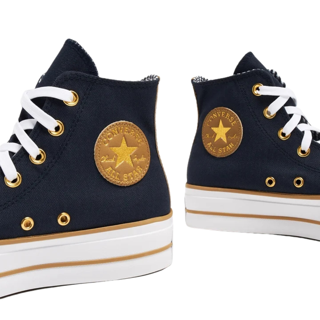 Chuck Taylor All Star Lift Gold Patch Shoes
