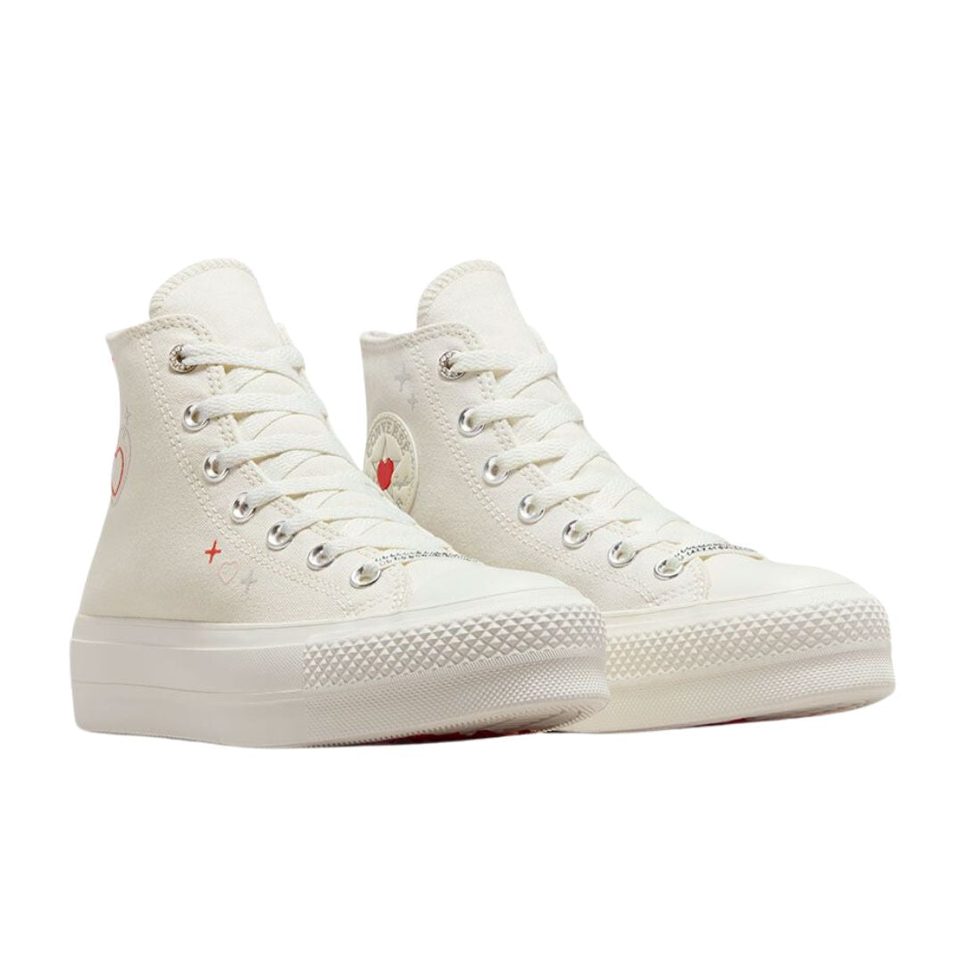 Chuck Taylor All Star Lift Platform Y2K Heart Lifestyle Shoes