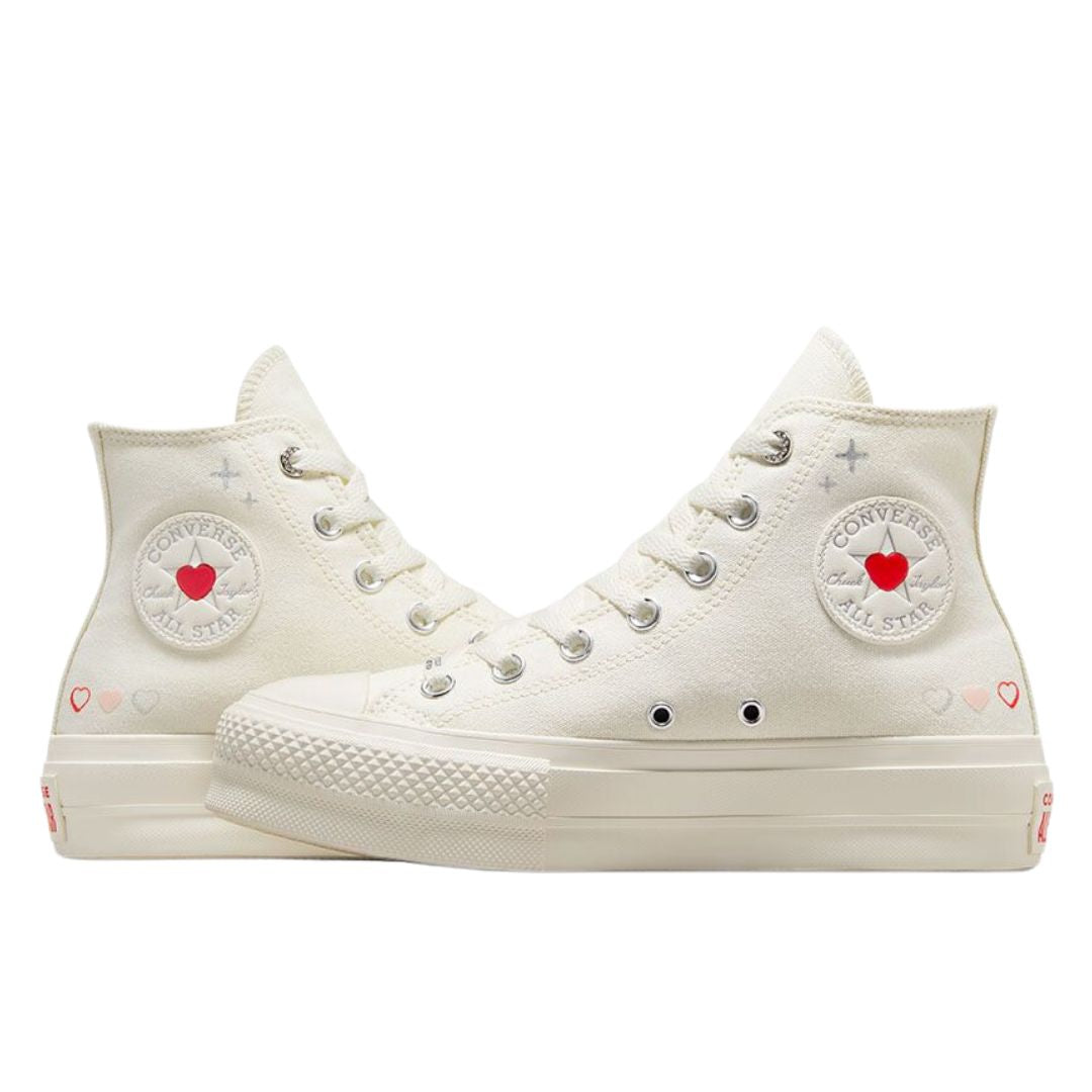 Chuck Taylor All Star Lift Platform Y2K Heart Lifestyle Shoes