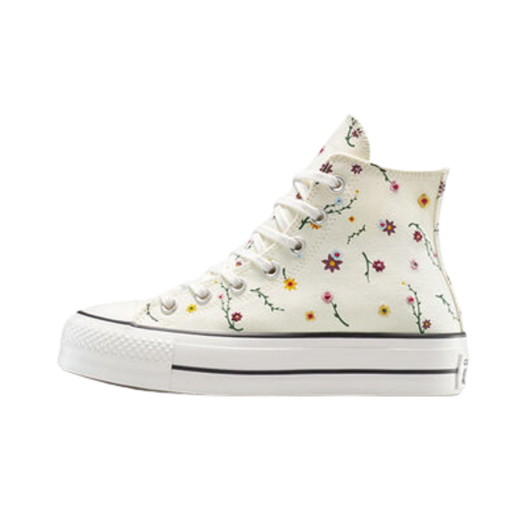 Chuck Taylor All Star Lift Platform Embroidered Blooms Shoes