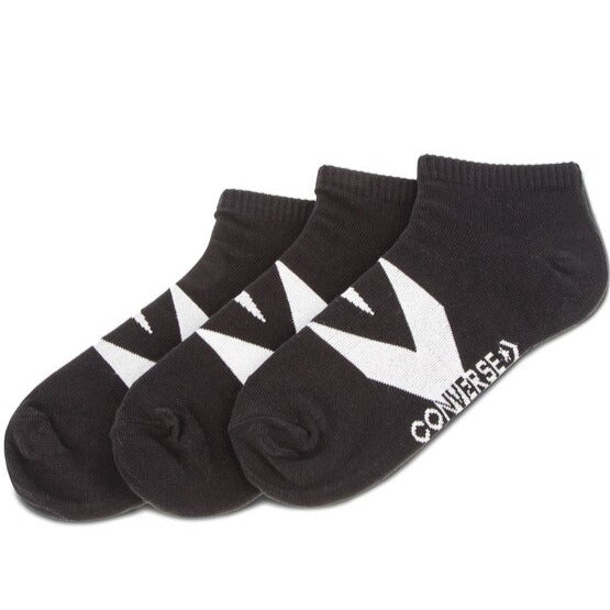 3 Pairs of Flat Knit No Show Socks