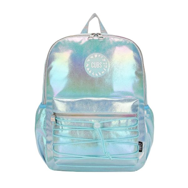 Baby Blue Pu High School  Backpack