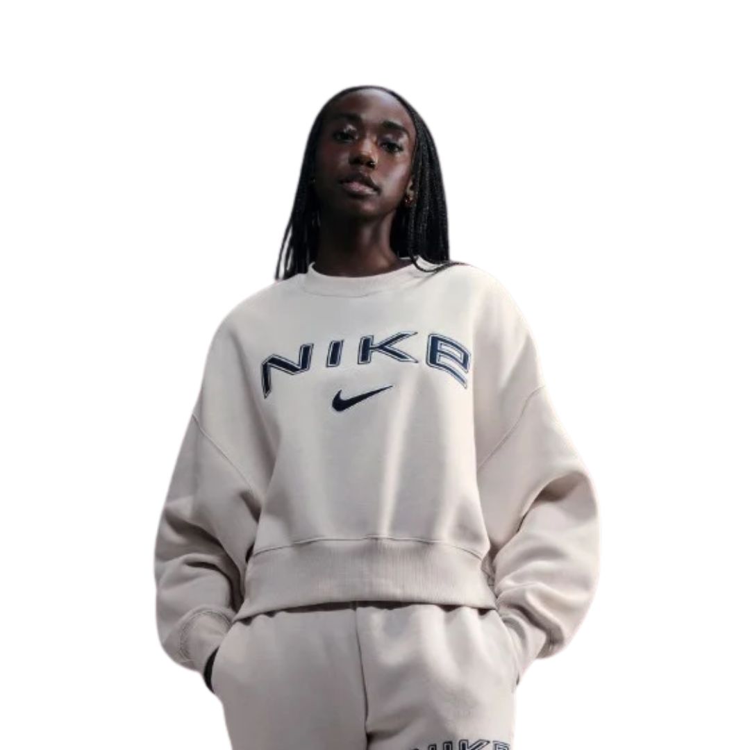 Sportswear Phoenix Fleece Over-Oversized Crew-Neck Logo Sweatshirt