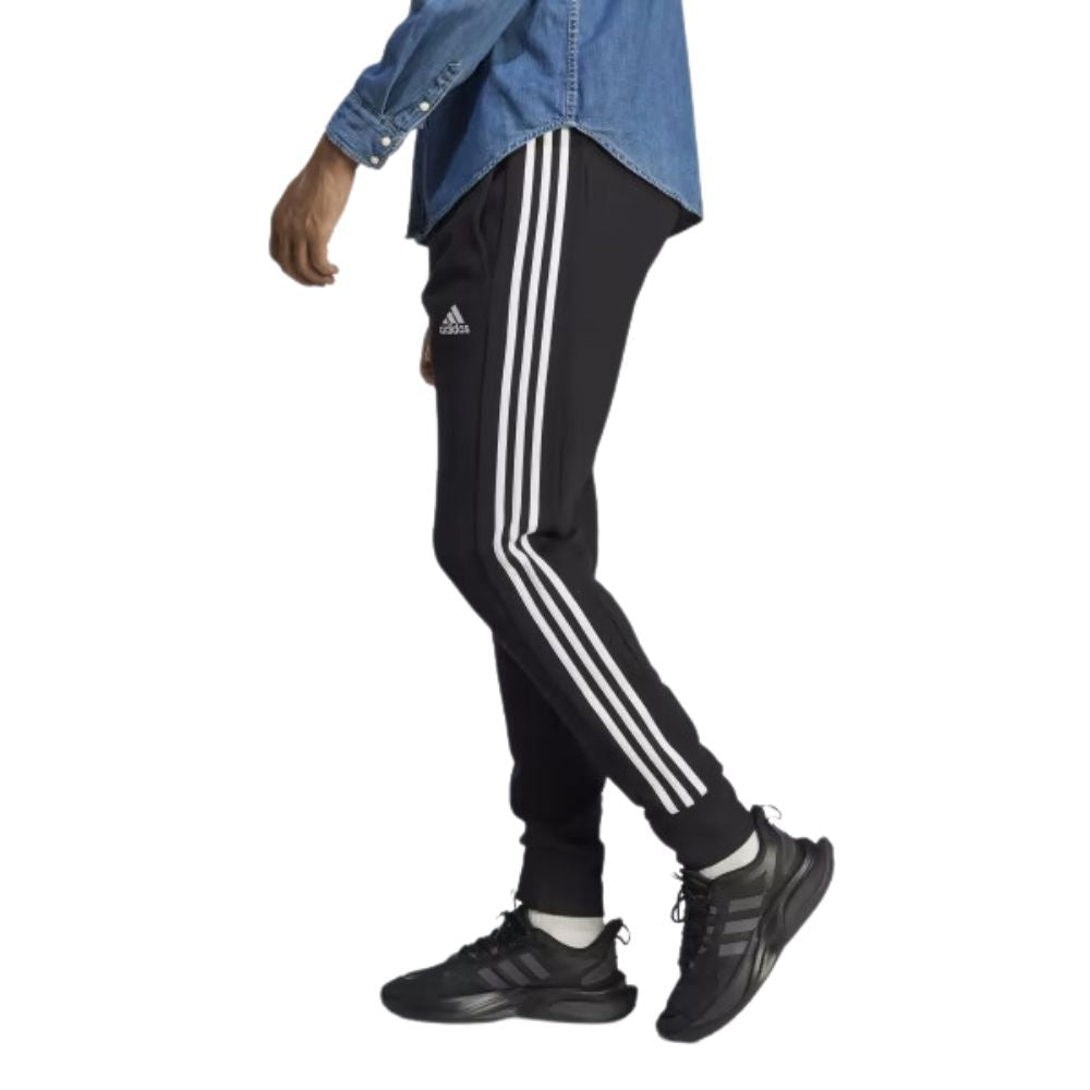 Essentials French Terry Tapered Cuff 3-Stripes Joggers