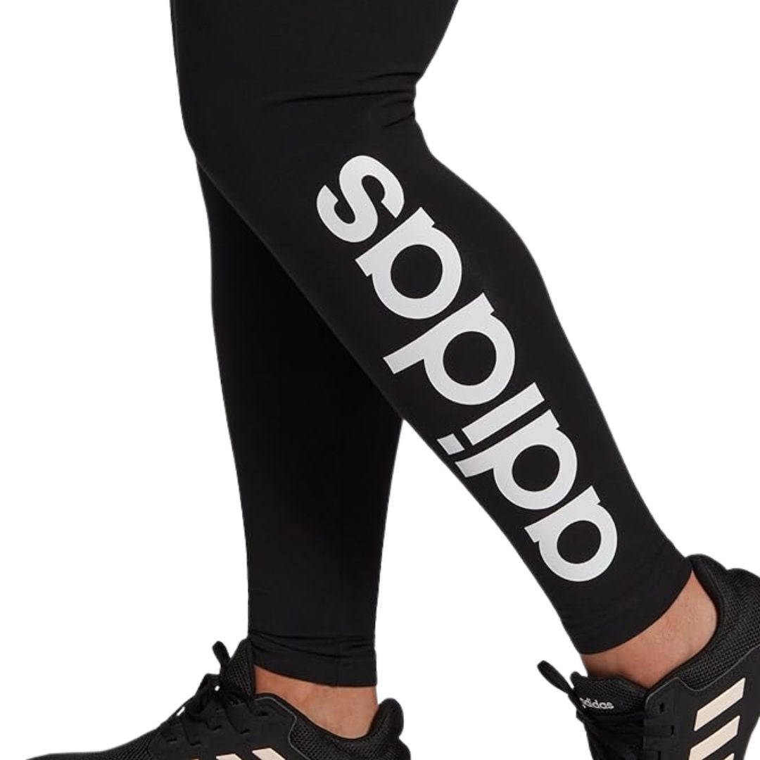 Essentials High-Waisted Logo Leggings (Plus Size)