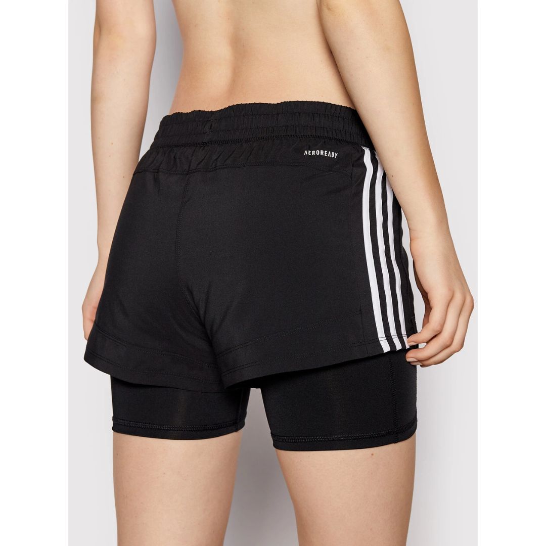 Pacer 3-Stripes Woven Two-In-One Shorts