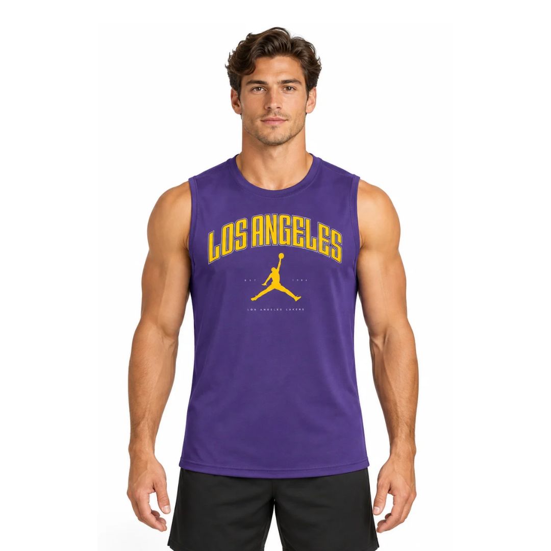 Los Angeles Lakers City Edition NBA Sleeveless Top