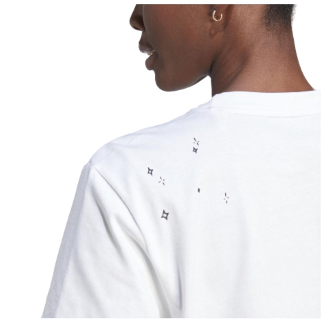 Scribble Embroidery CropT-Shirt