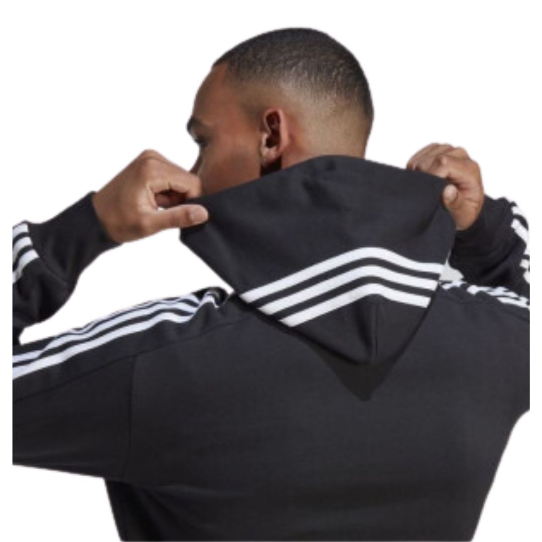 Essentials French Terry 3-Stripes Hoodie