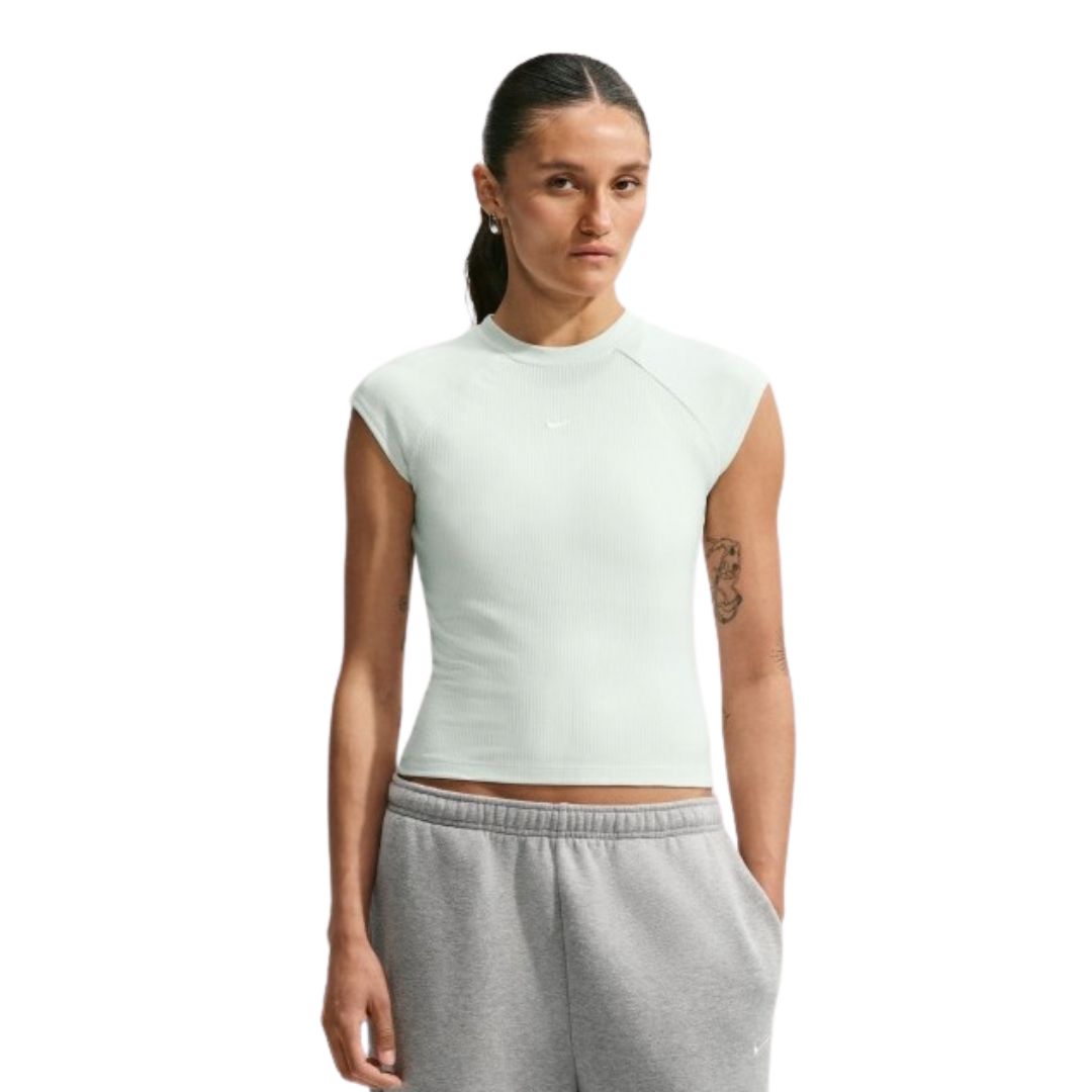 Chill Knit Ribbed Short-Sleeve Top