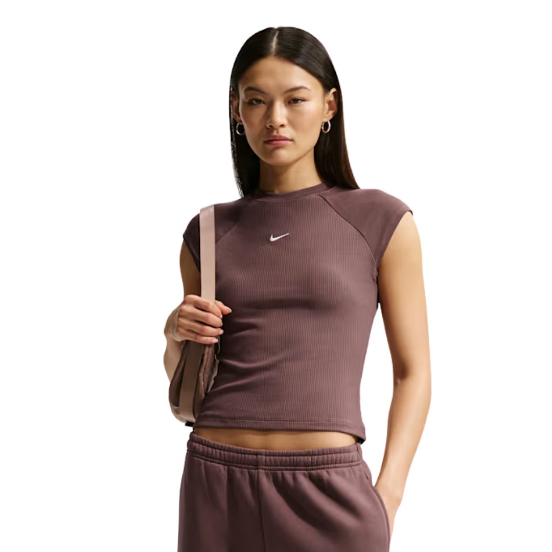 Sportswear Chill Knit Slim Short-Sleeve Ribbed Top