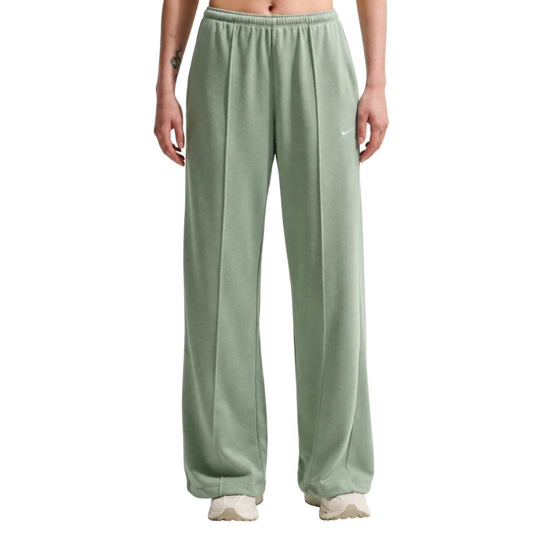 Chill Terry Mid-Rise Open-Hem Pants