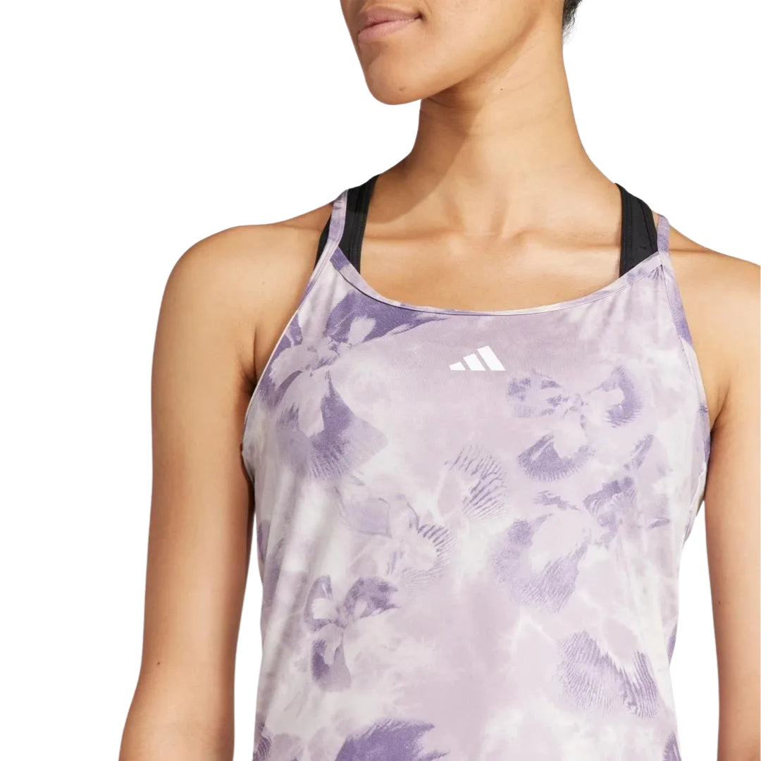 Train Essentials Aop Flower Tie-Dye Tank Top