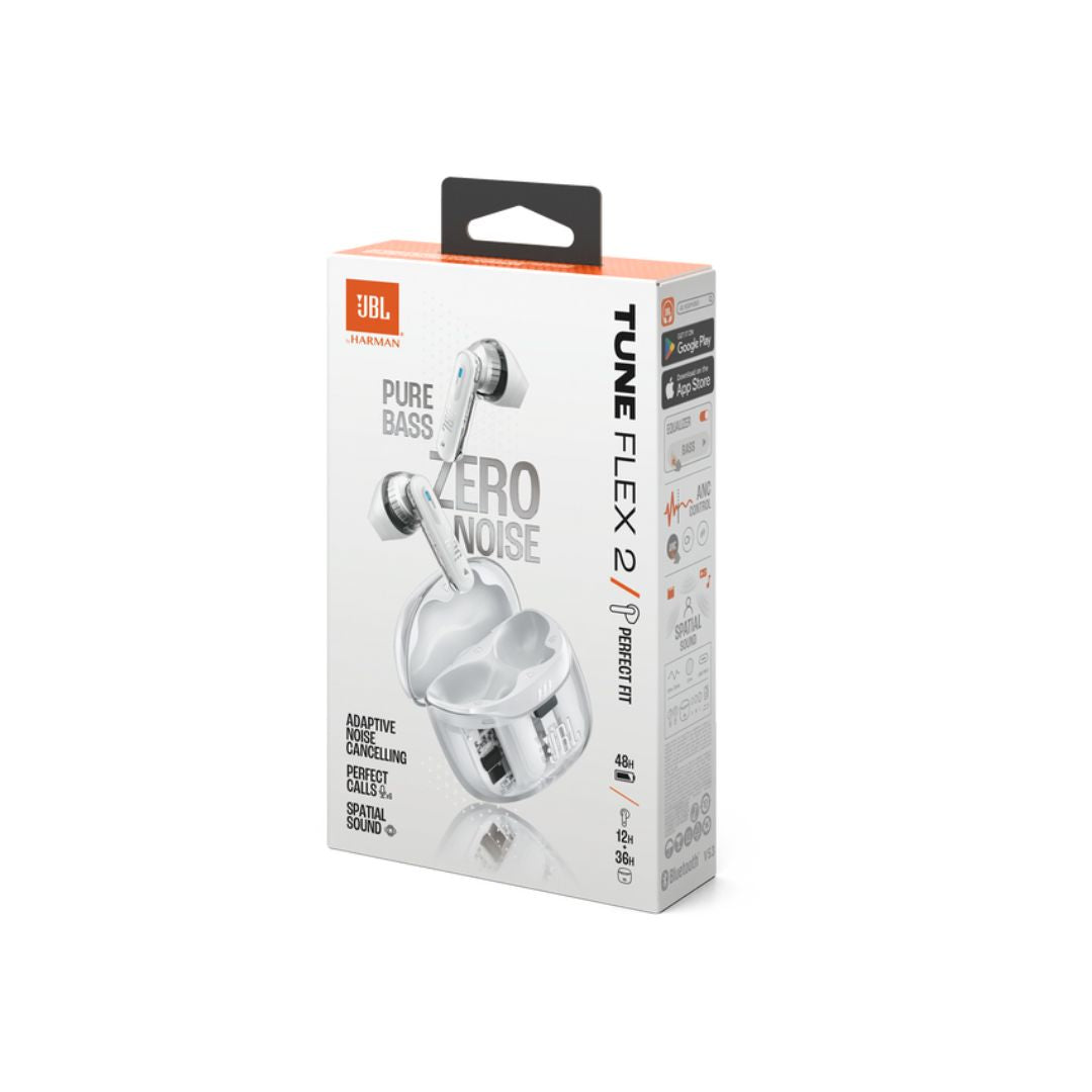 JBL Tune Flex 2 Ghost Earbuds