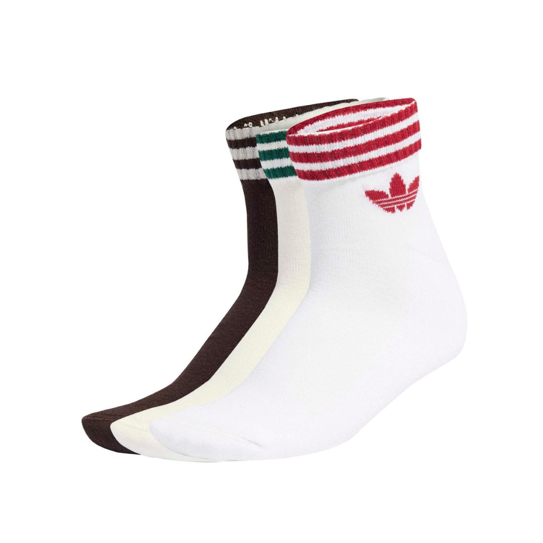 3-Stripes Ankle Socks 3 Pairs