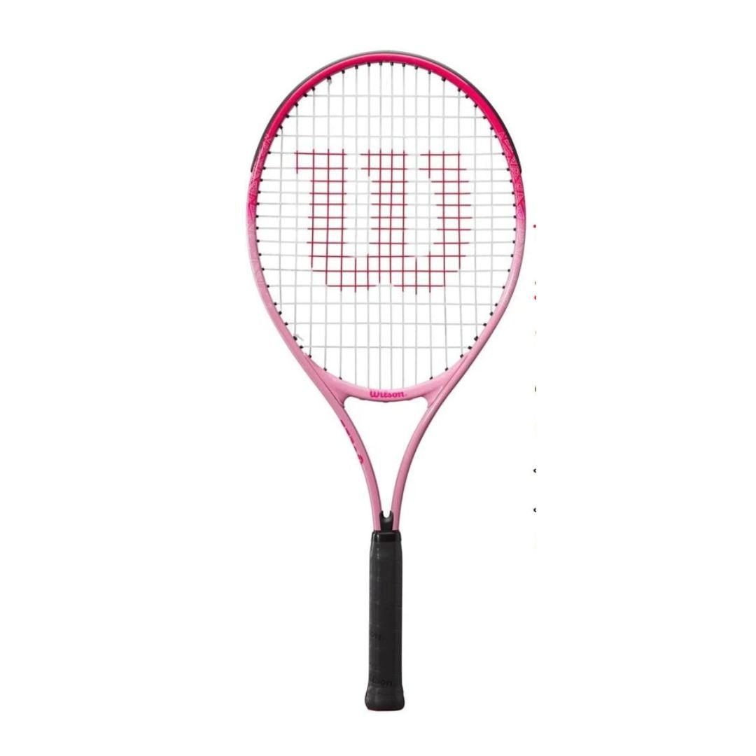 Burn Pink 21 Half Cvr Strung Tennis Racket