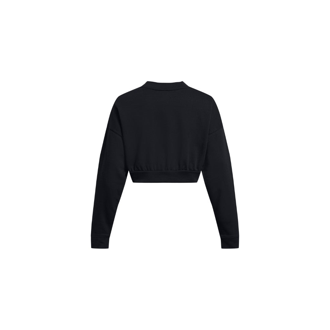 Rival Terry Oversized Crop Crew Neck Sweatshirt