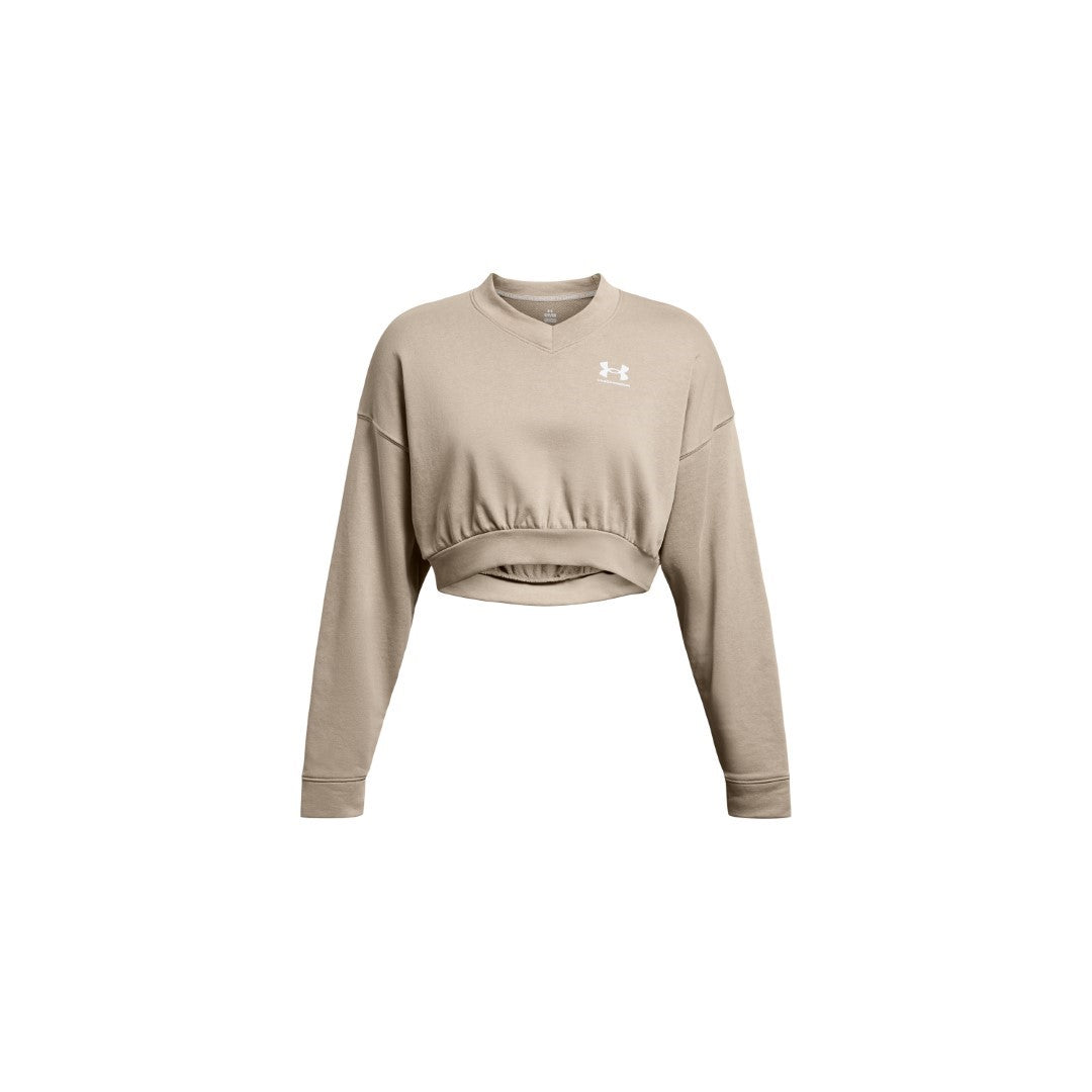 Rival Terry Oversized Crop Sweatshirt