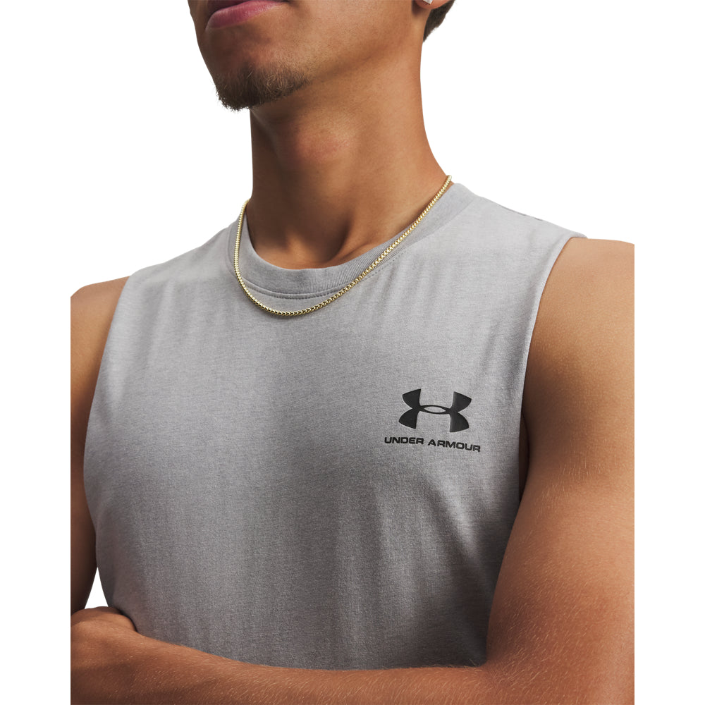 Ua Left Chest Cut Off Tank