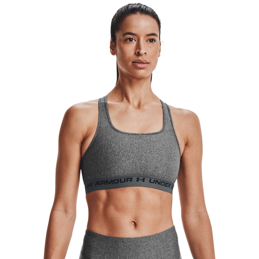 Armour® Mid Crossback Heather Sports Bra