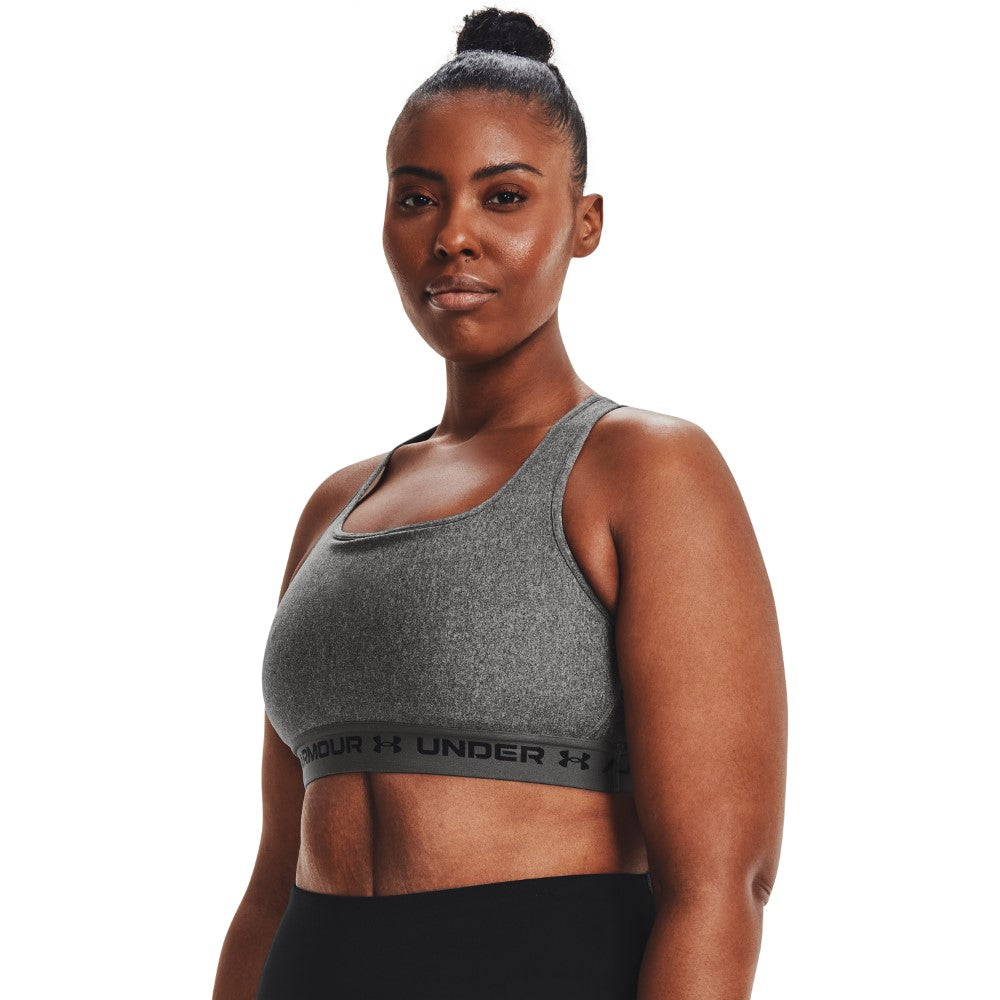 Armour® Mid Crossback Heather Sports Bra