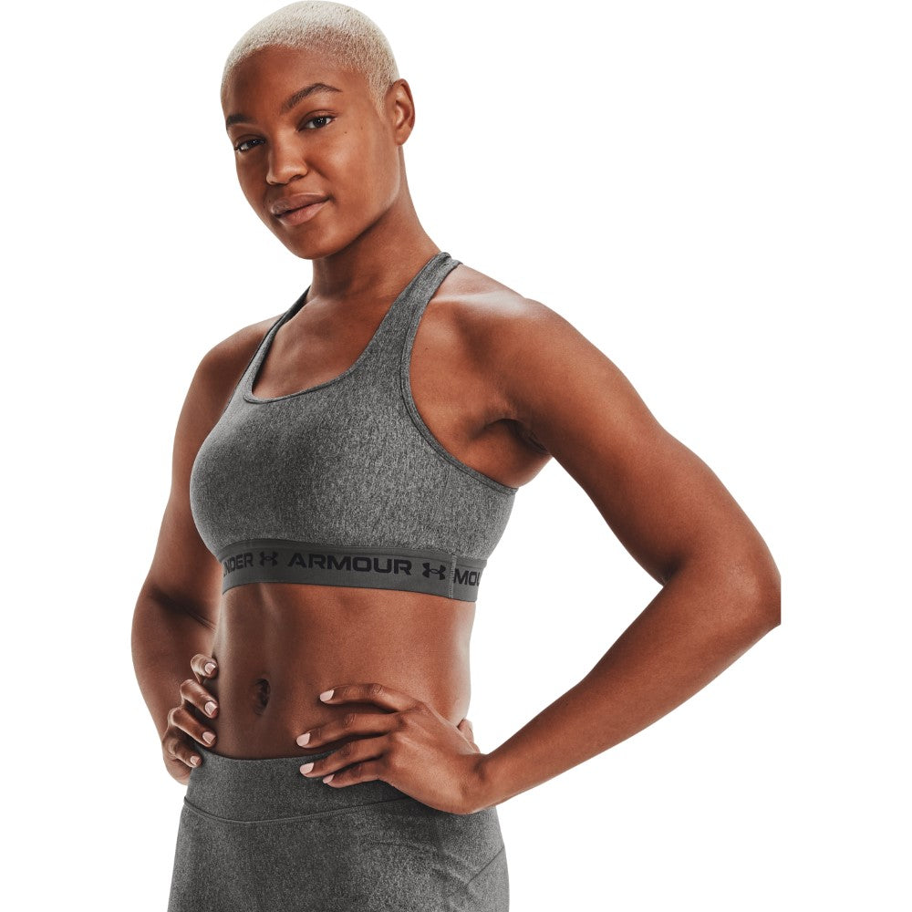 Armour® Mid Crossback Heather Sports Bra