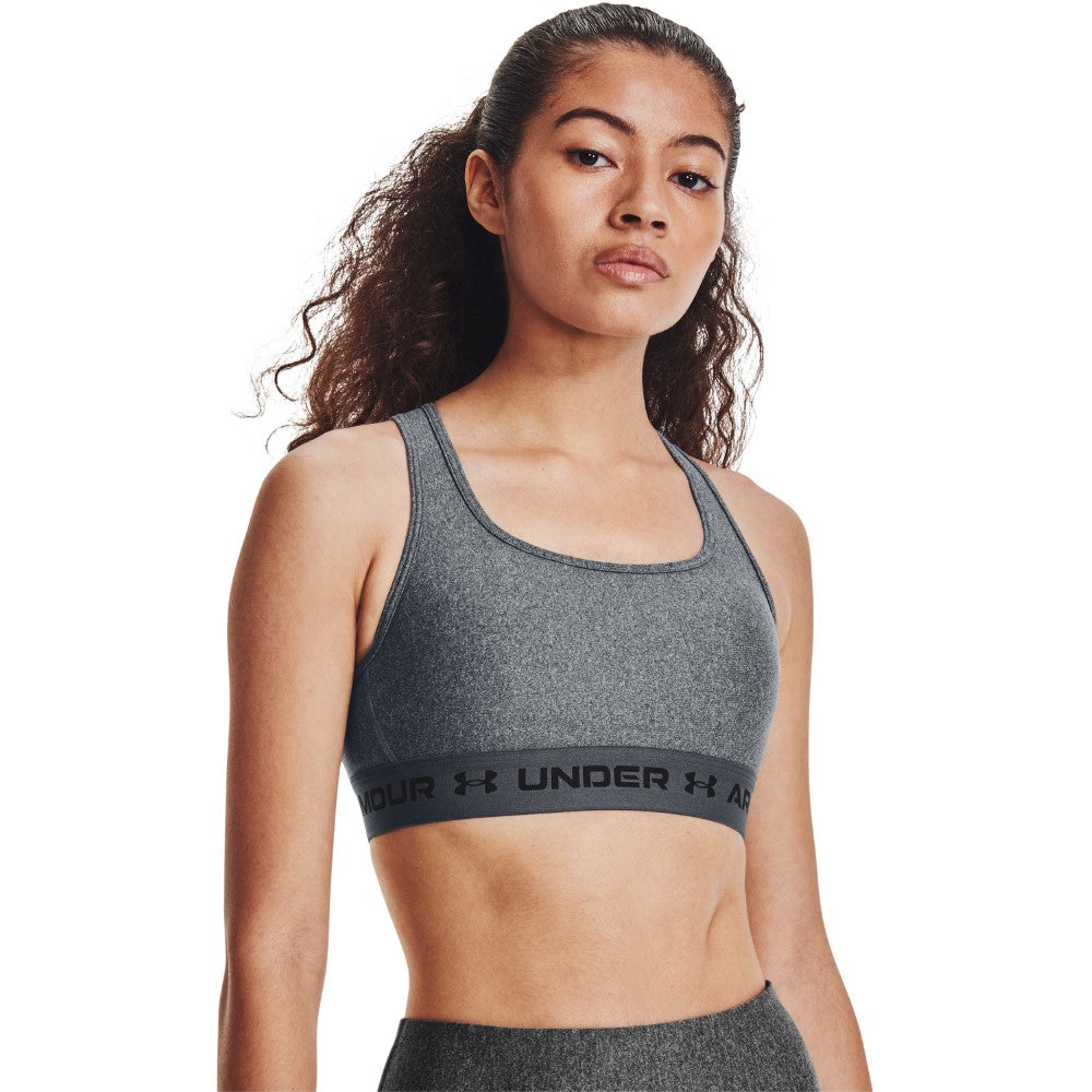 Armour® Mid Crossback Heather Sports Bra