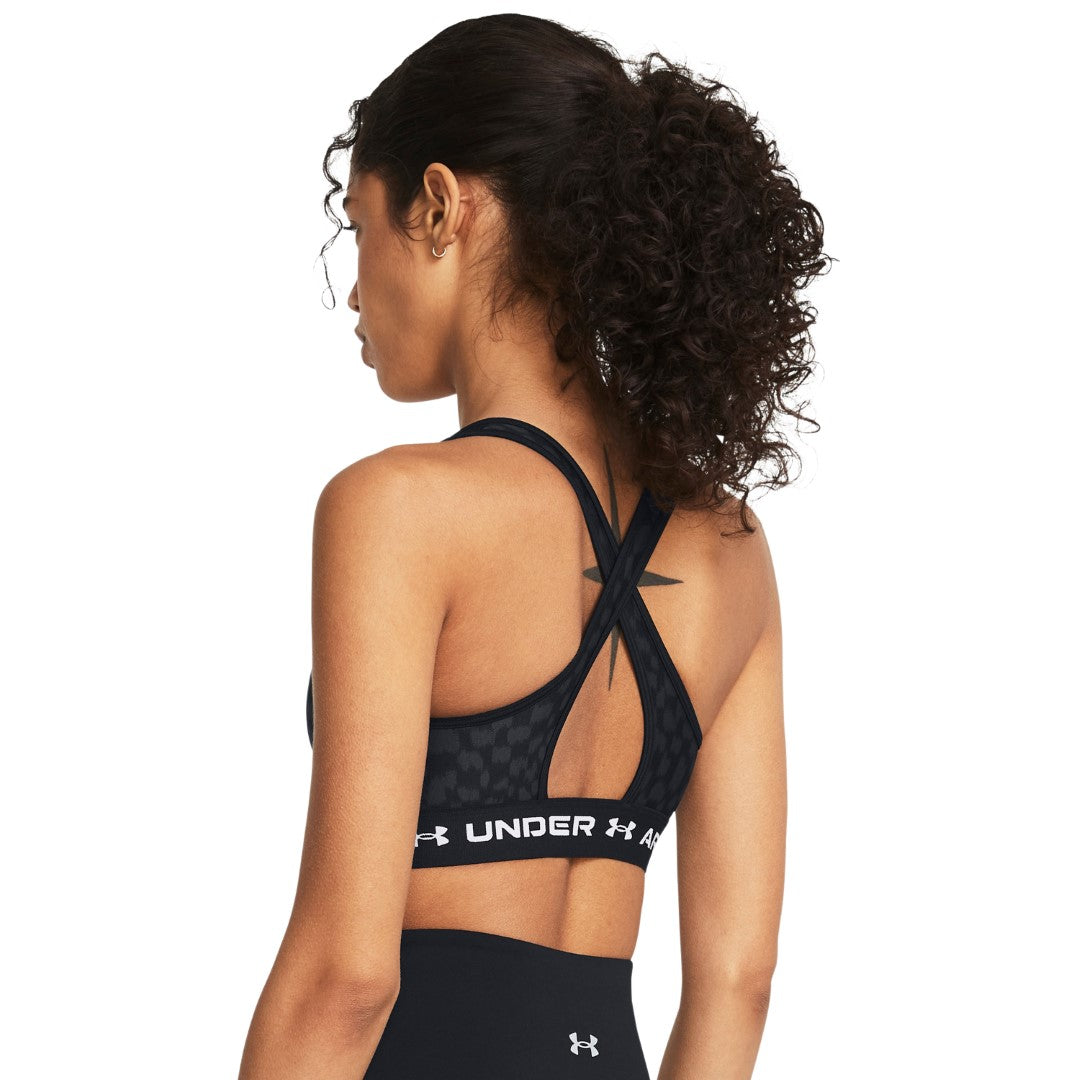 Mid Crossback Printed Sports Bra