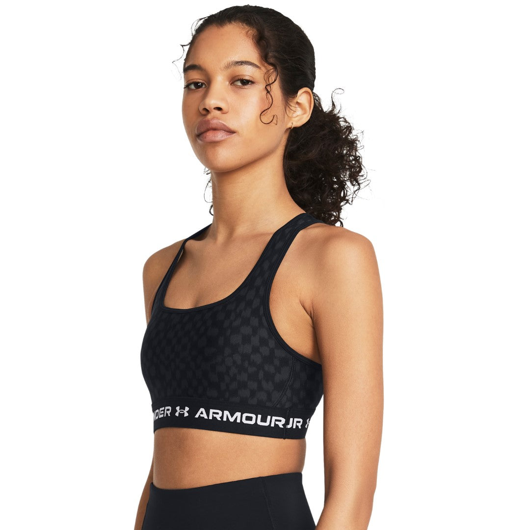 Mid Crossback Printed Sports Bra